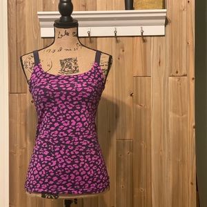 Lululemon | Barre None Tank | Leopard Run